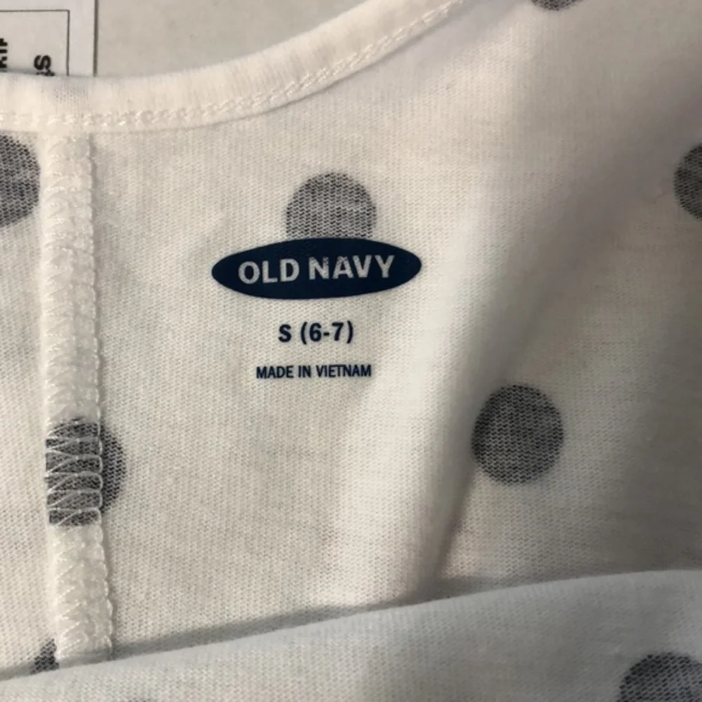 Old navy‎ girls polka dot dress NWT size small 6-7